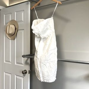 🛑 No longer available • JCrew Strapless Summer Dress in White